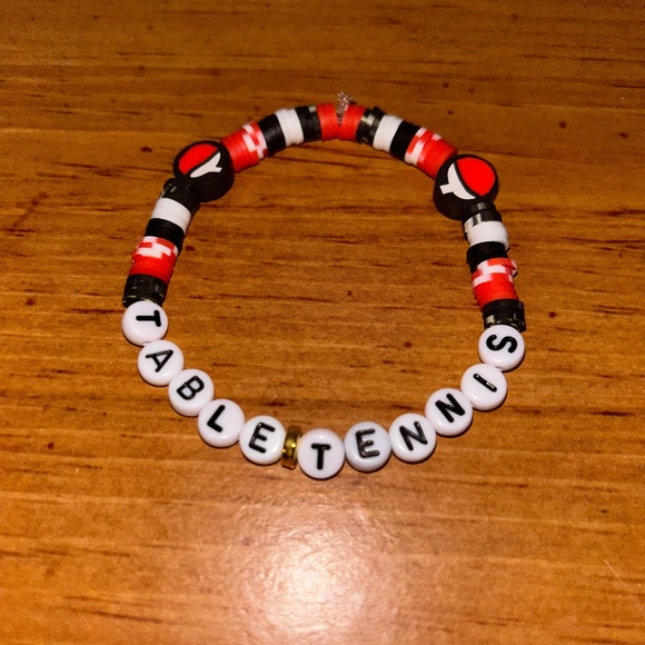 Table Tennis Heishi Bracelet - Picture 4 of 10